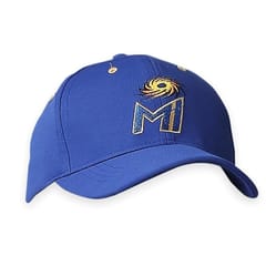playR Mumbai Indians IPL 2024 Men’s Polyester Fan Cap – Blue, Free Size
