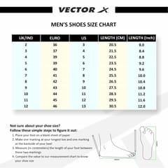 Vector X CS-2060 Men’s Court Shoes – Black/Yellow