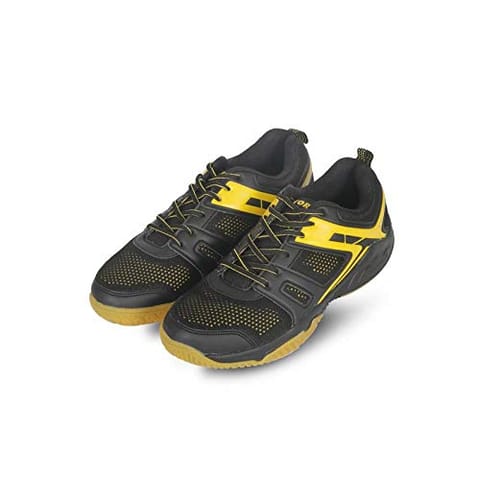 Vector X CS-2060 Men’s Court Shoes – Black/Yellow