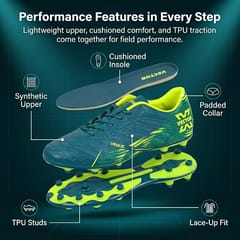 Vector X Venus Lightweight Football Shoes with TPU Studded Sole