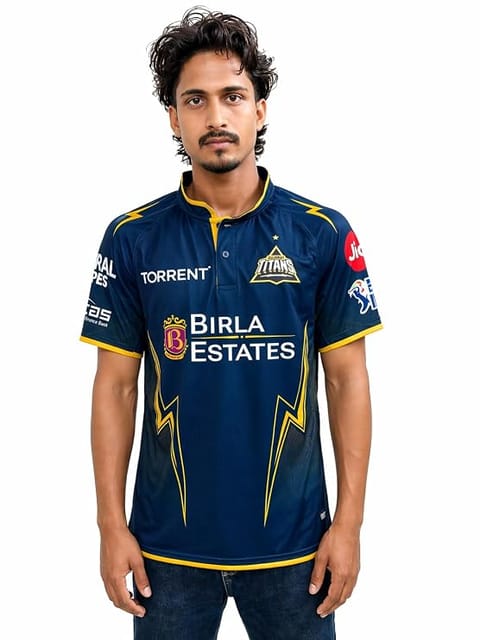 T10 Gujarat Titans 2026 Pro Style Cricket Jersey – Men’s Athletic Fit