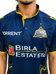 T10 Gujarat Titans 2026 Pro Style Cricket Jersey – Men’s Athletic Fit