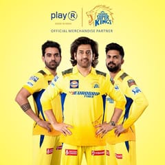 playR x Chennai Super Kings IPL 2023 Men’s Half Sleeve Cricket Jersey