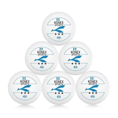 KNK 40+ 3-Star ABS Plastic Table Tennis Balls – Pack of 60, White