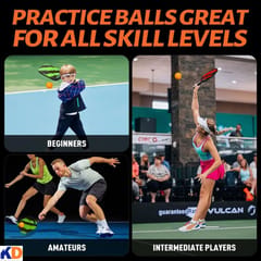 KNK 40-Hole Outdoor Pickleball Balls