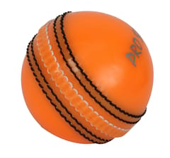KNK Lightweight Rubber Cricket Tennis Ball – Pack of 3, Orange