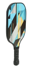 KNK Carbon Fiber Pickleball Paddle Set with Balls & Carry Cover – Grey-Blue