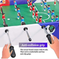 KNK Foosball Table – Freestanding Table Soccer Game for Home & Family Fun