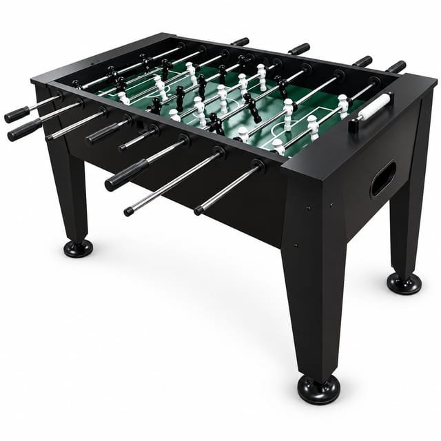 کے ڈی بلیک فوس بال ٹیبل سوکر ٹیبل میٹل ٹانگیں 55 x 30 x 33 انچ